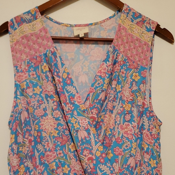 Anthropologie - Plenty By Tracy Reese Botonical Flutter Hem Dress Size Medium - Picture 5 of 13